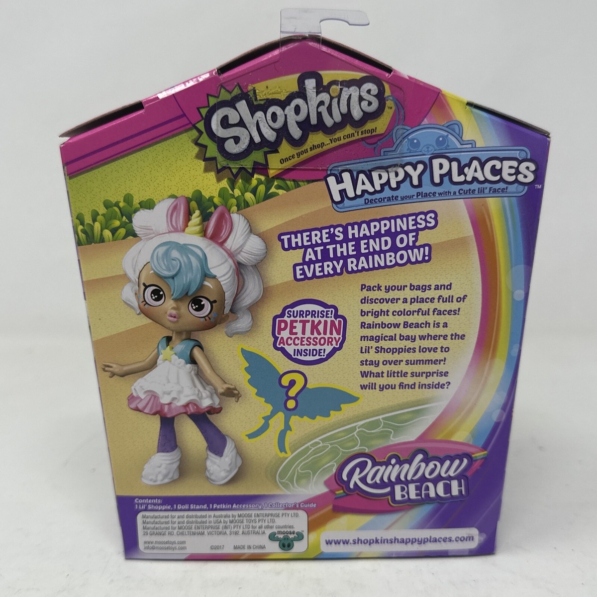 Shopkins Happy Places Rainbow Beach Lil' Shoppies Mystabella NRFB