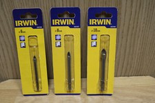 Image of Irwin Glass Mirror and ceramic tile drill bit 6mm 8mm 10mm
