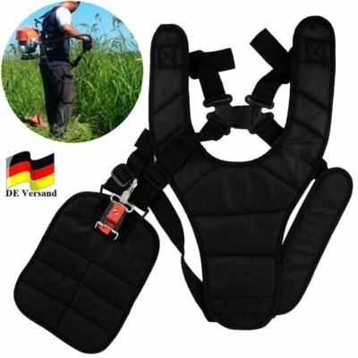 Doppelschultergurt Profi Tragegurt für Motorsense Freischneider Rasentrimme DHL