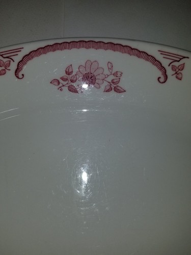 Vintage Homer Laughlin Best China Oval Serving Platter American Rose 11.75 inch - Picture 2 of 6