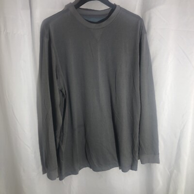 C.E.Schmidt Work Wear Blue/Gray Long Sleeve Tee T-shirt Large Men s NWOT