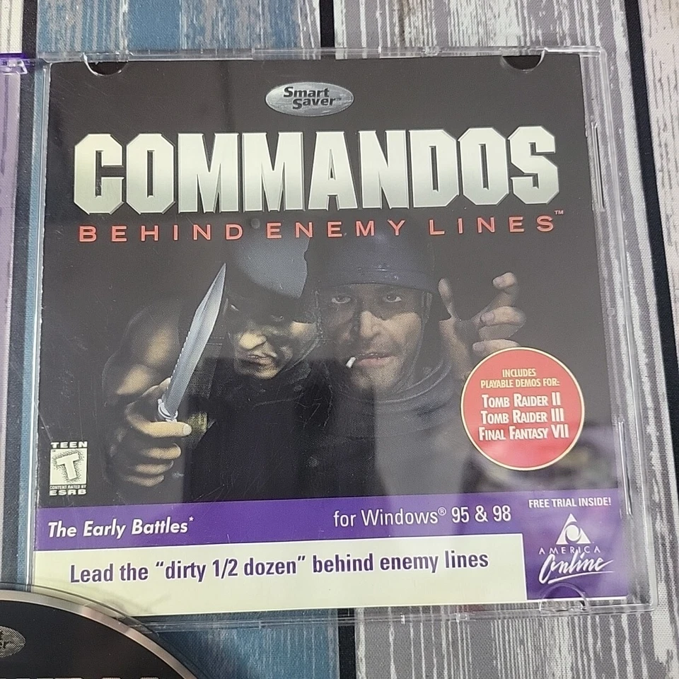 Commandos 1 Behind Enemy Lines PC CD Military Tactic Video Game VTG W/Tomb Demos - Image 2 of 4