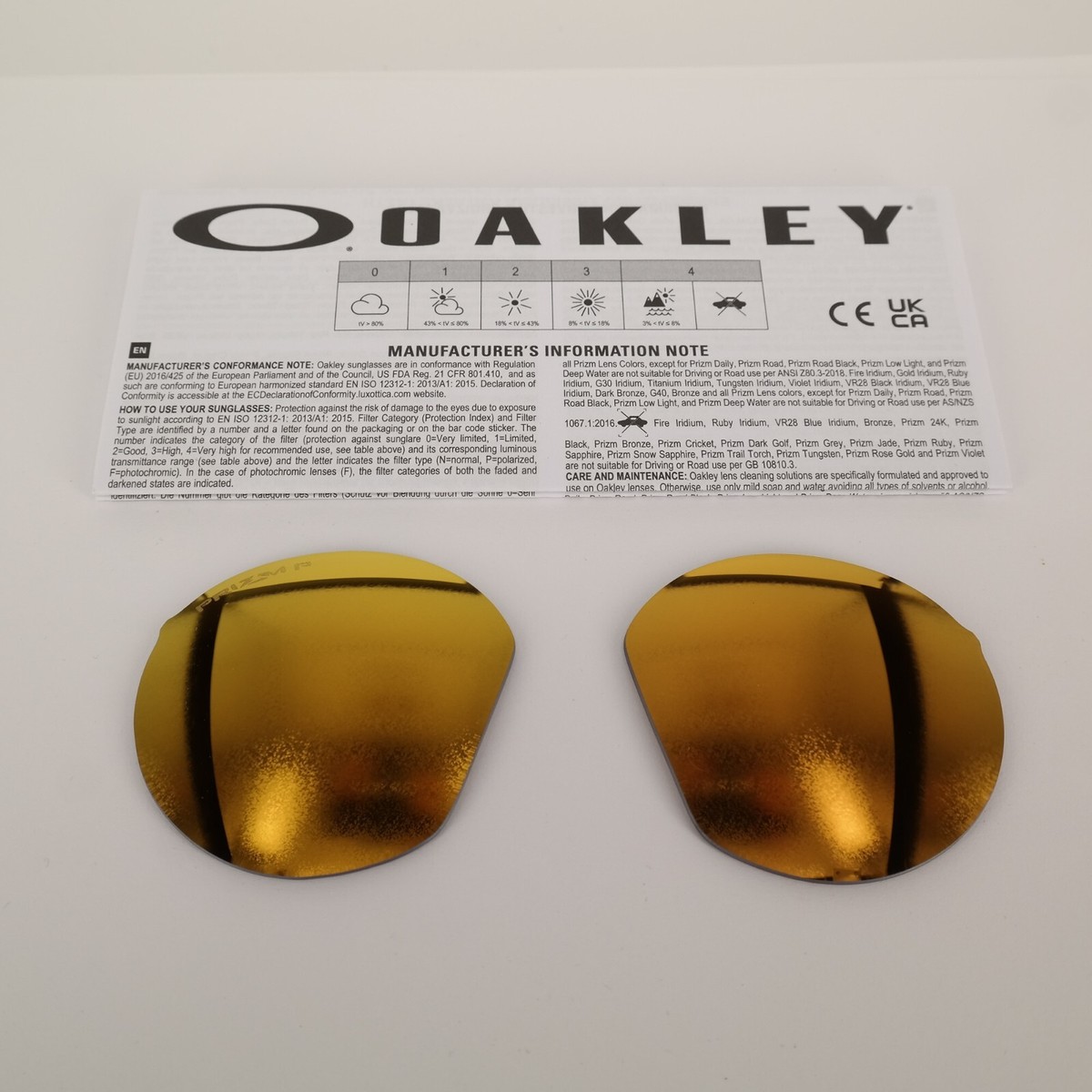 NEW Oakley HSTN METAL OO9279 PRIZM 24K POLARIZED Replacement Lens