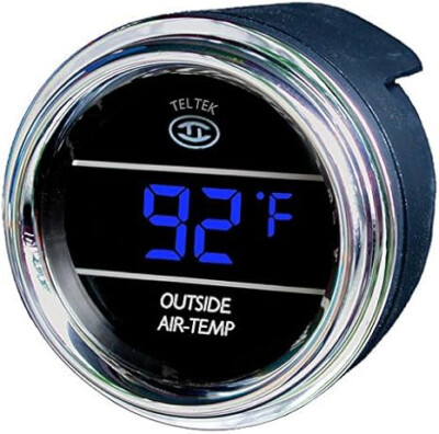 Teltek Blue Outside Air Temperature Gauge for 2005 & Older Kenworth | 201K