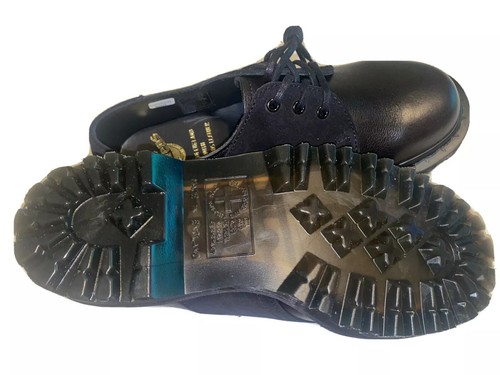 Dr Martens Made In England C.F. Stead Ledersattel Derby schwarz 1461 LL26 Gr. 5 - Bild 10 von 10