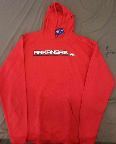 Red Arkansas Razorbacks Hoodie --- New w/ Tags - 第 1/1 張圖片