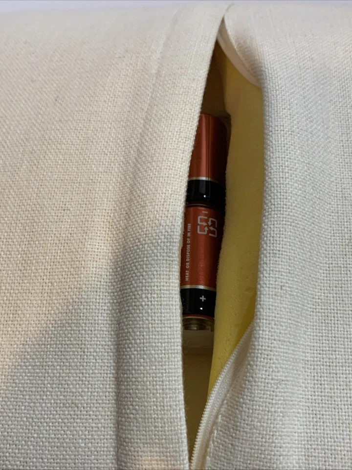 Almohada Vibradora Cuadrada con Puesta de Sol Rosa y Palmeras Foto 4 de 4