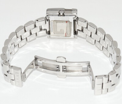Gucci 3600L Silver G Mark Quartz Womens Watch Excellent With Gucci 3600L Silver G Mark Quartz Womens Watch Excellent With
