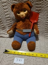 rare Ideal Smokey The Bear Plush Stuffed Animal 3b3 shovel