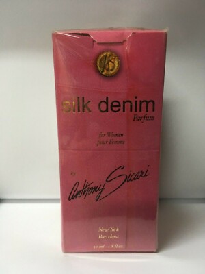 SILK DENIM BY Anthony Sicari Parfum pour Femme 1.8 Fl oz/50 ml NIB Sealed Rare 