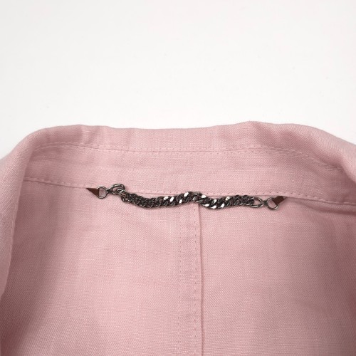 $1195 Canali Pink Linen Two-Button Blazer Jacket Mens Size US 48R (Italy 58R) - Picture 5 of 13