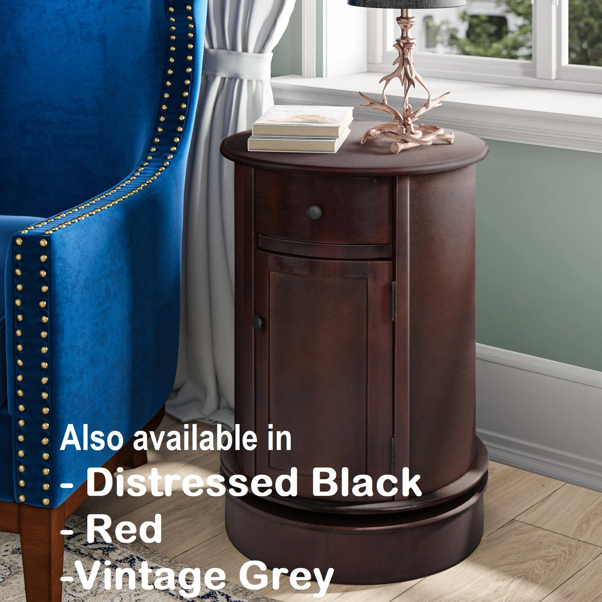 Round wine cabinet sale