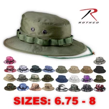 Rothco Tactical Military Camo Bucket-Wide Brim Sun Fishing Boonie Hat