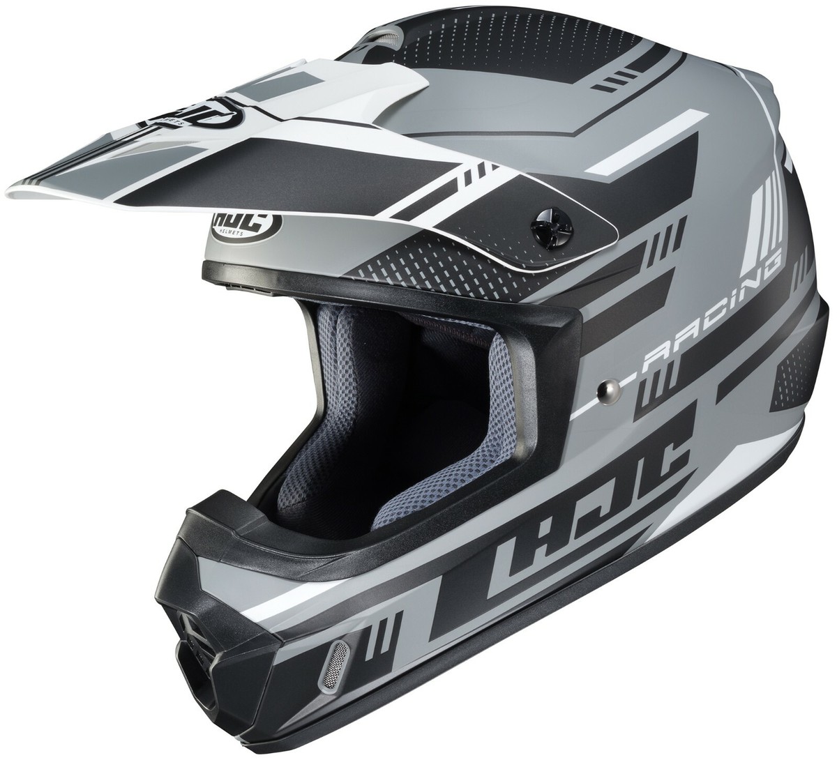 HJC CS-MX2 Motocross Helmet Trax Gray SM Small ATV CSMX CS-MX II