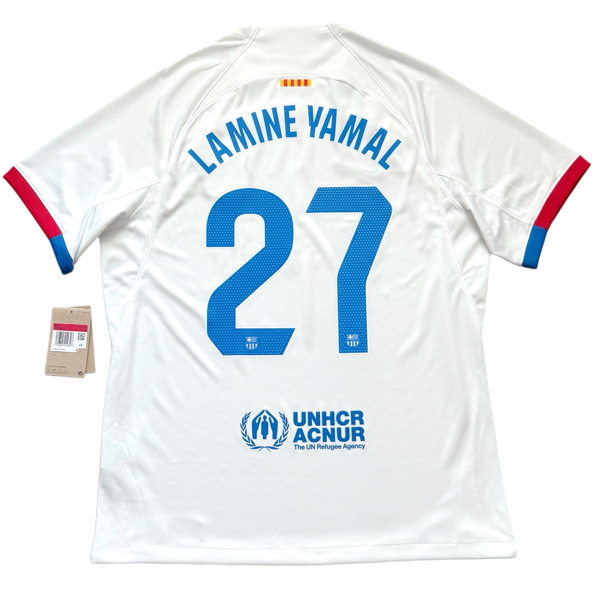 土日限定価格　FC バルセロナ Lamine Yamal アウェイユニフォーム 26-away-stadium-replica-