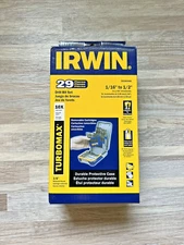 NEW Irwin/Hanson Tools 3018006B 29pc Turbomax Metal Index Drill Bit Set