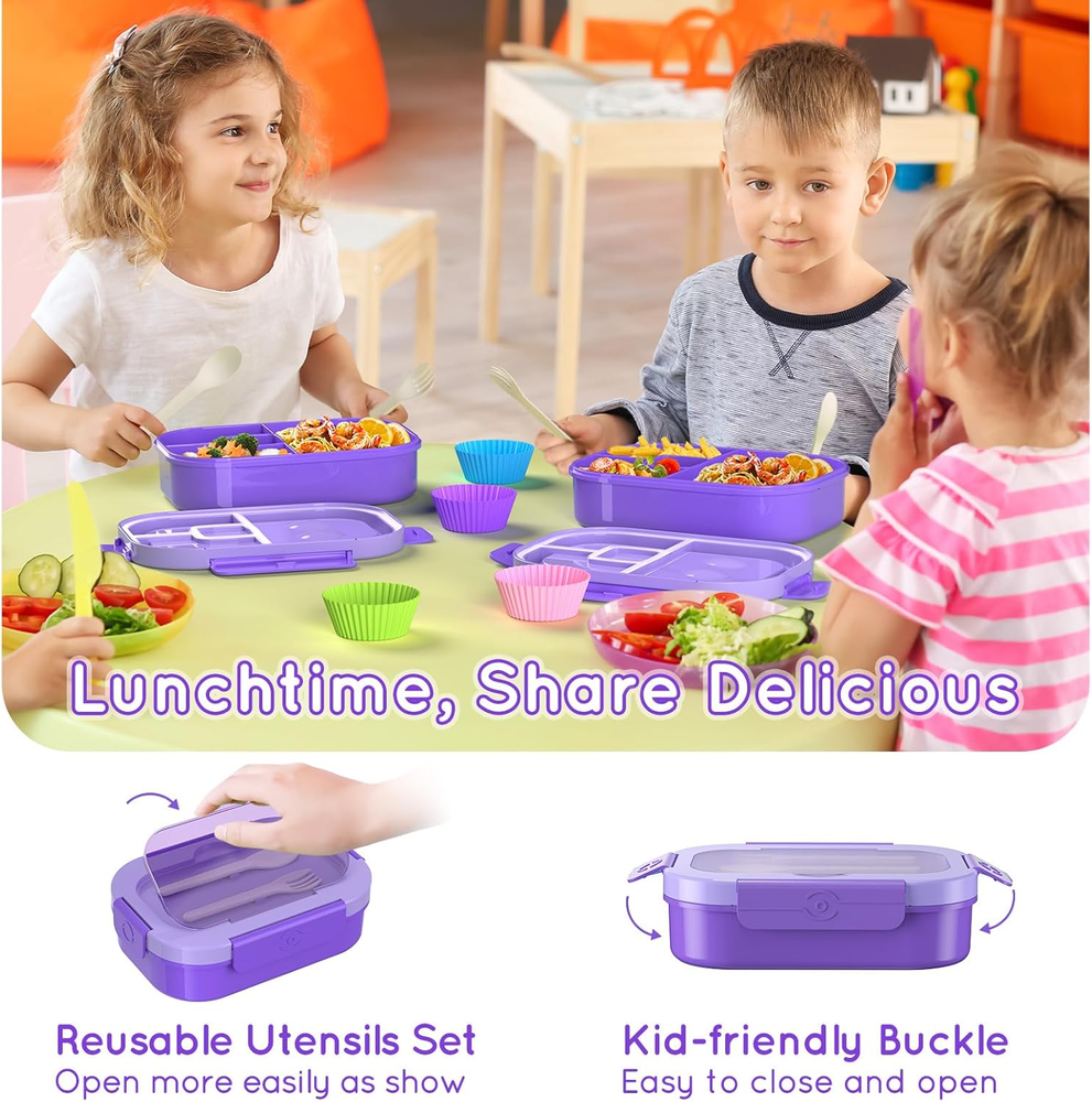 Kids & Adult Bento Lunch Box 1300ML Perfect Portion Control