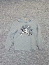 Kids Jordan Gray Hoodie Size 6M 5-6 Y