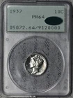 1937 Mercury Dime PCGS CAC PR64 Early Proof in Old Rattler Holder! #10EQY