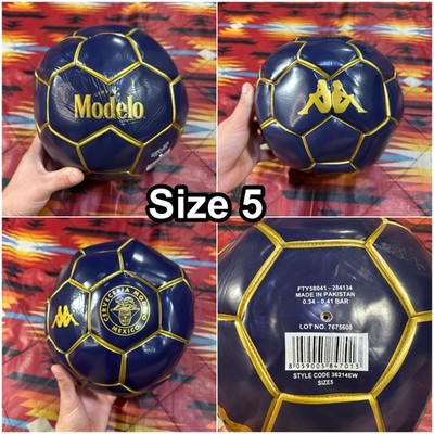 RARE Cerveza Modelo Kappa Soccer Ball Blue Gold Size 5