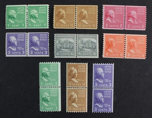 CKStamps: US Stamps Collection Scott#839/851 Mint NH OG Incomplete Line Pair
