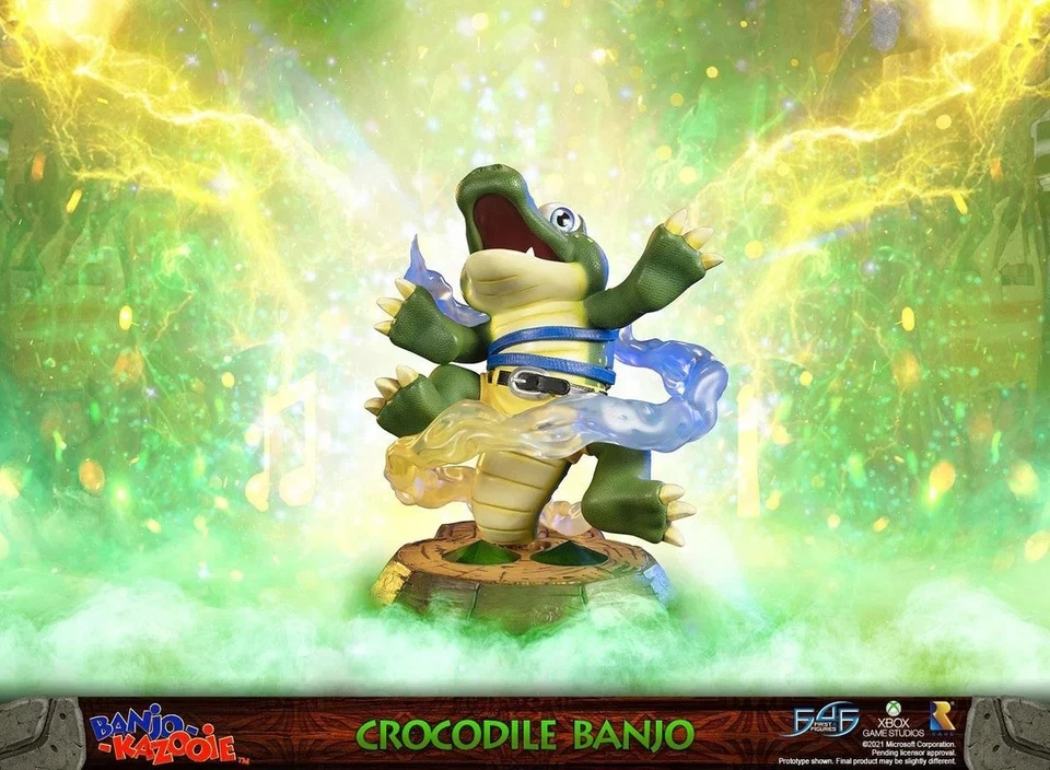 First 4 Figures Banjo Kazooie Crocodile Banjo Standard Edition 8,3" Resin Statue