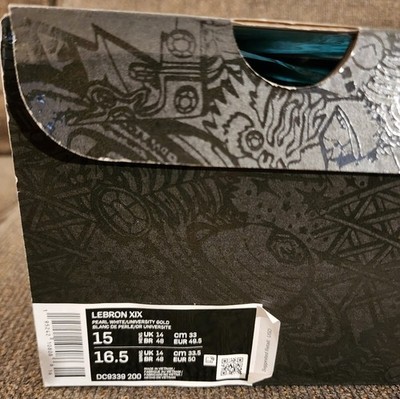 Nike LeBron 19 Minneapolis Lakers  Size 15 New