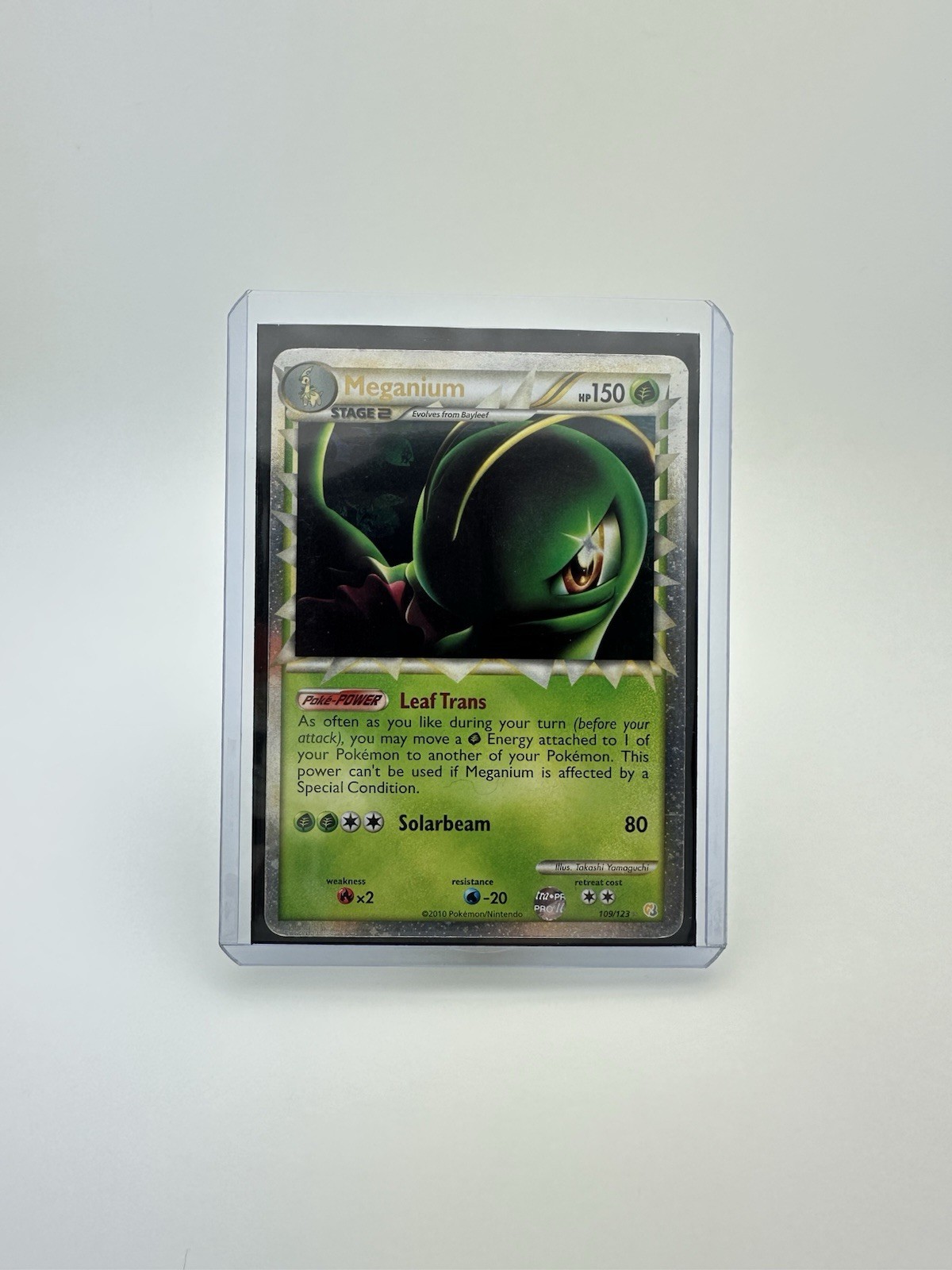 Pokémon TCG • Meganium Prime • HeartGold SoulSilver 109/123 • NM Holo