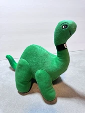 Sinclair Gas Oil Mascot Green Brontosaurus Dinosaur 14” Plush Advertising Promo