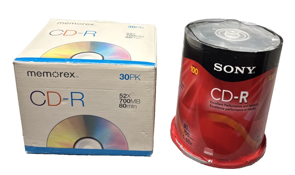Sony 700 MB Home Blank 52x Maximum Write Speed Computer Blu-ray