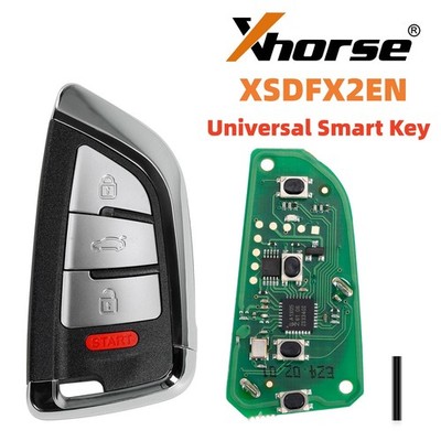 XHORSE VVDI XSDFX2EN Small Knife Style 4 Buttons XS Series Universal Smart Key