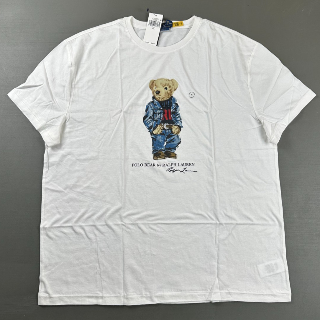 Polo Ralph Lauren Classic Fit Polo Bear T-Shirt Men’s XL White NWT