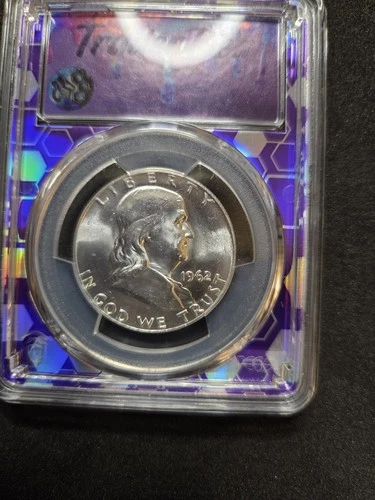 MS64 1962-D Franklin Half Dollar PCGS PURPLE CORE *RARE*