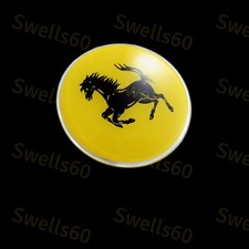 New 4x Fit Ferrari Wheel Caps Alloy Racing Emblem Badges Stickers 65mm New 3d
