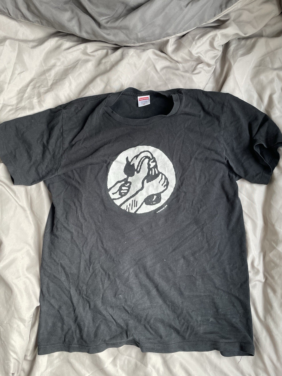 Supreme T-Shirt Größe M Original Molotov Black Vintage