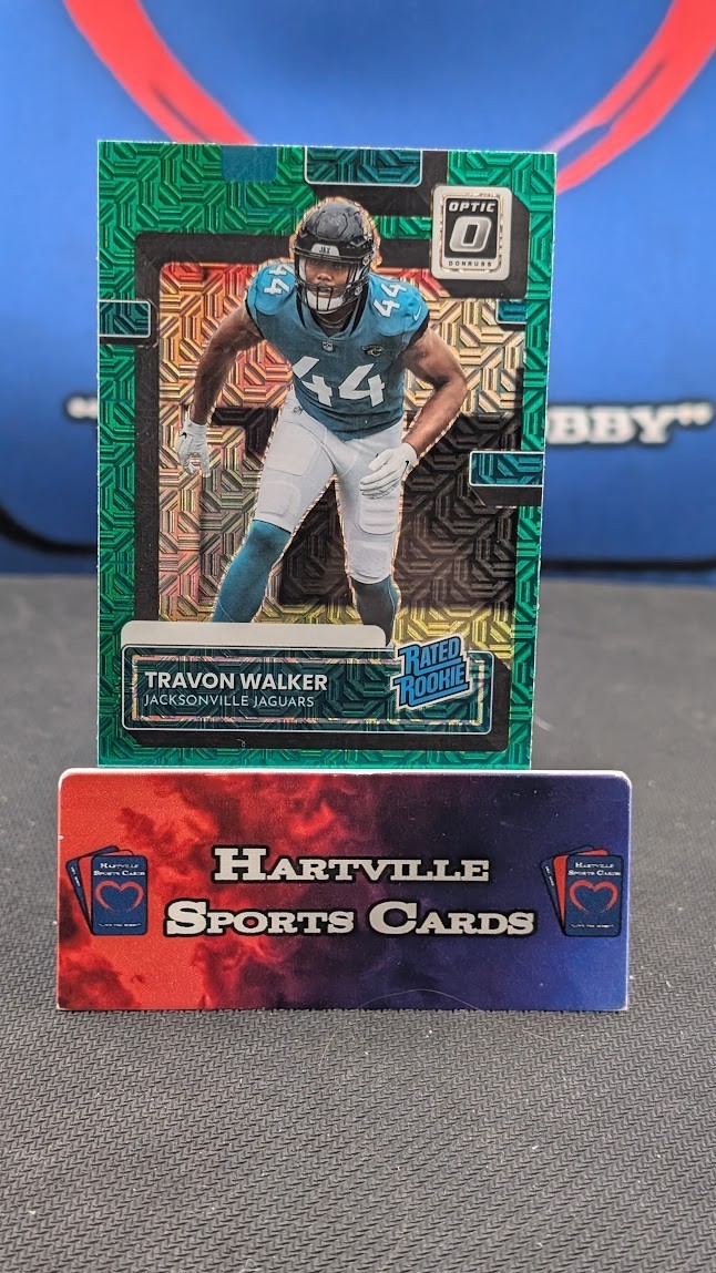 2022 Panini Donruss P-325 Travon Walker RC Optic Rated Rookie Preview Green Mojo