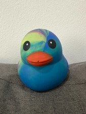 Sunny Days Jumbo Squeezy Duck Tie-Dye Squishy Stress Relief Toy