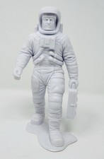 Vintage Marx 6" Astronaut Space Man Figure White Carrying Case Dated 1970