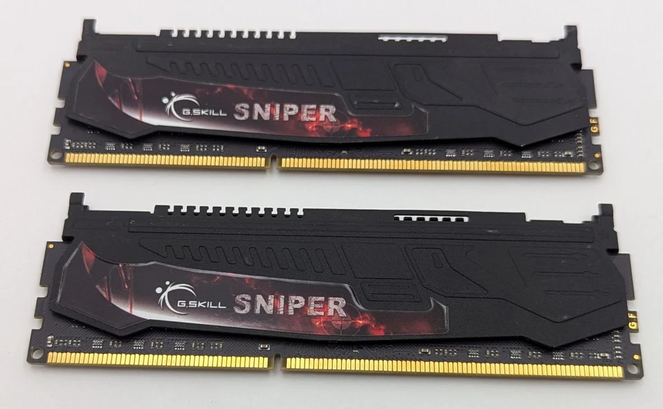 G.Skill Sniper 8GB Kit (2x4GB) PC3-17000 DDR3-2133 RAM DIMM F3-17000CL11D-8GBSR - Image 3 of 4
