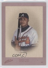 2005 Donruss Studio Portraits Diamond Kings Red 54/55 Andruw Jones #SP-25 7ov