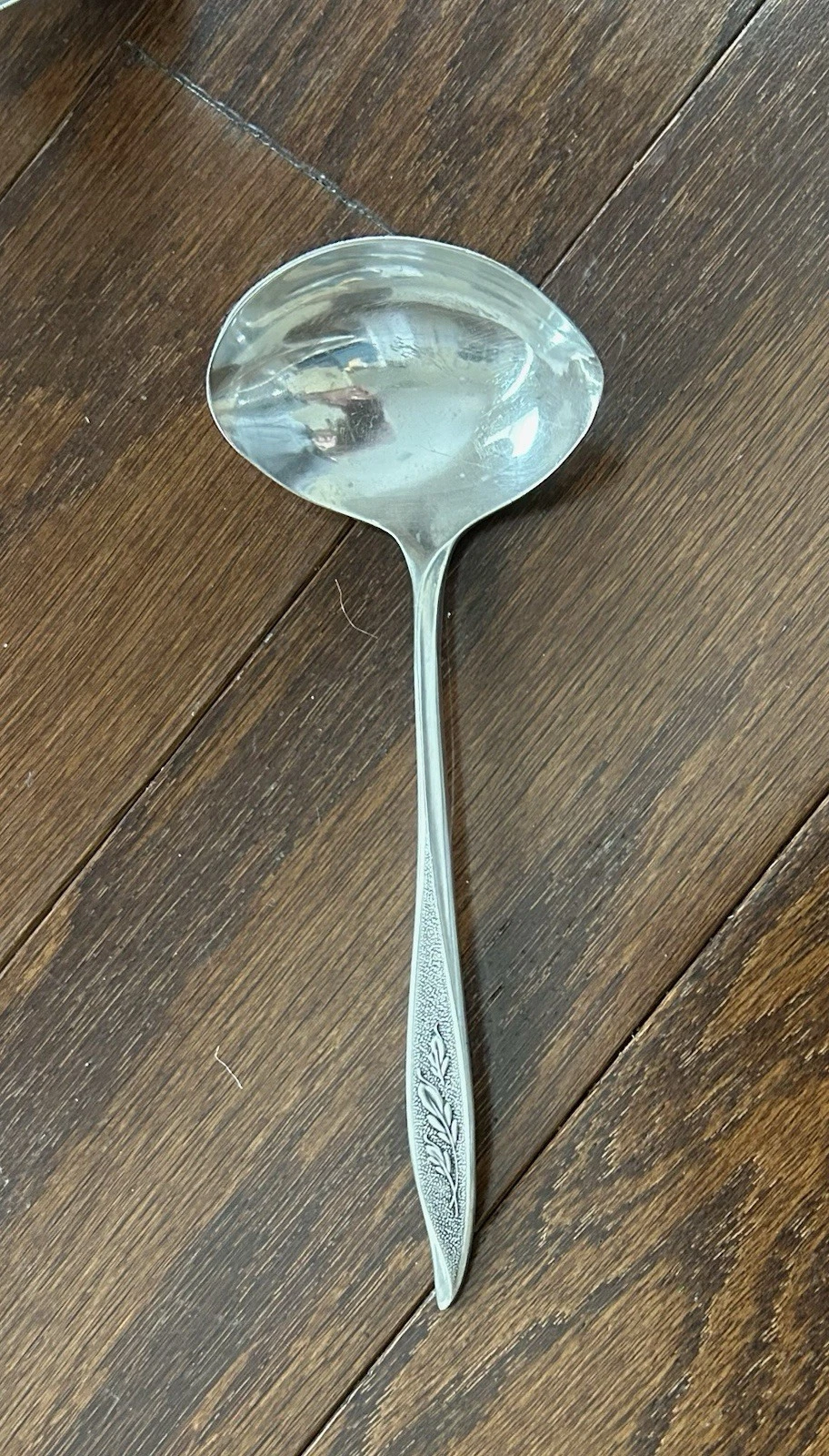 Oneida Sterling Heirloom Double Spout Sauce Ladle 5.5” L