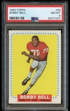 1964 Topps BOBBY BELL #90 Rookie Card RC - Well-Centered - PSA 8