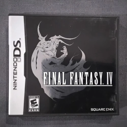 Final Fantasy IV Nintendo DS W/ Case Manual Inserts 3D Remake Square Enix Nice!
