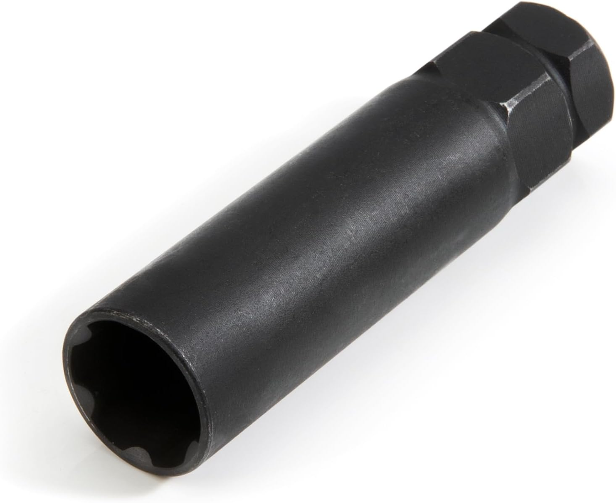 6-Spline 45/64-Inch Socket-Style Locking Lug Nut Key, Removes