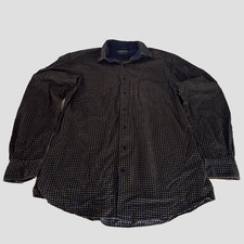 Rodd & Gunn Men Size M Blue Corduroy Button Up Shirt Sports Fit Paisley Cotton
