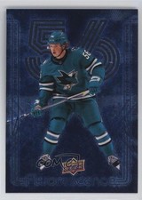 2024-25 Upper Deck Series 2 Fluorescence Blue 35/50 Ethan Cardwell #F-2 1h40