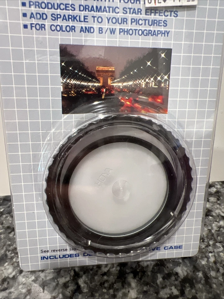 Hoya 52mm Cross Screen Filter Creates Starburst Sparkle Effect New Sealed - Image 3 of 3