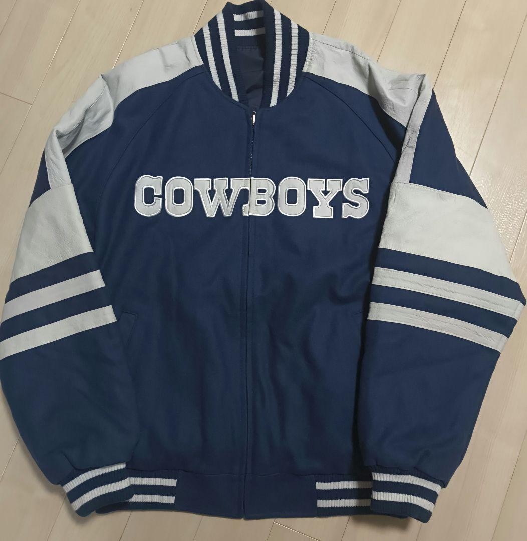 Nfl Cowboys Reversible Jacket Stadium Made Of Cowhide