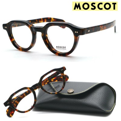MOSCOT BAITSIM 45 Tortoise Demo Lens Square Optical Frame Key-Hole Bridge
