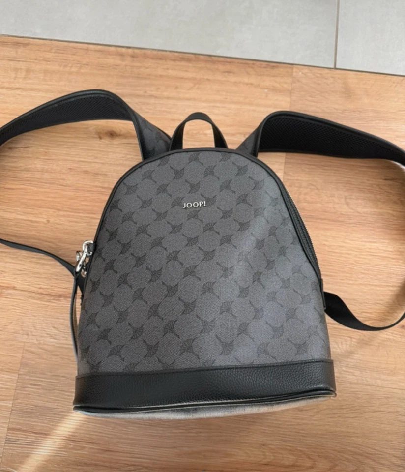 Joop ! Neu Rucksack Grau schwarz  Mazzolino Enrica Backpack S Black